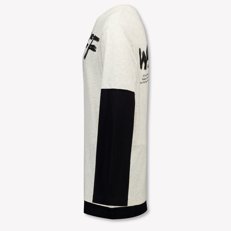 Off-White Kids Boys T-Shirt In Gray