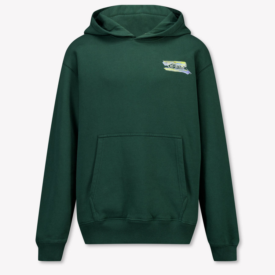 Off-White Kids Boys Sweater In Dark Green