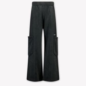 Off-White Kids Boys Pants In Black