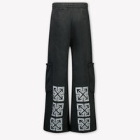 Off-White Kids Boys Pants In Black
