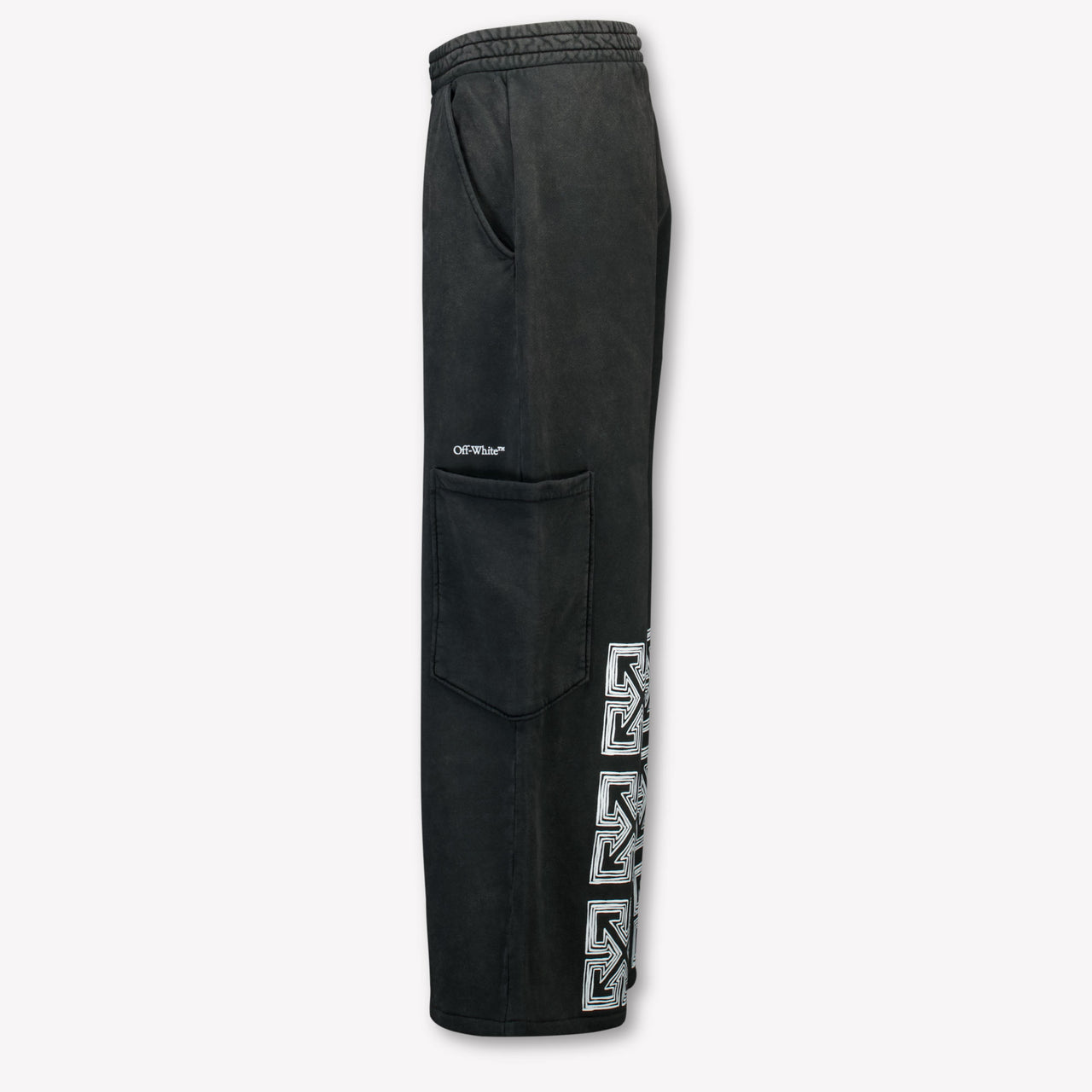 Off-White Kids Boys Pants In Black