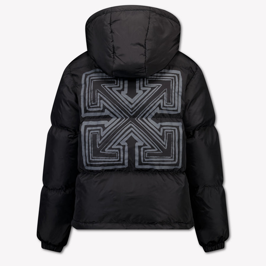 Off-White Kids Boys Jackets In Black