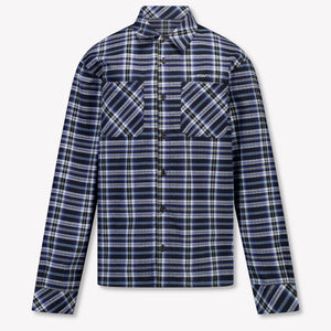 Off-White Kids Boys Blouse In Navy