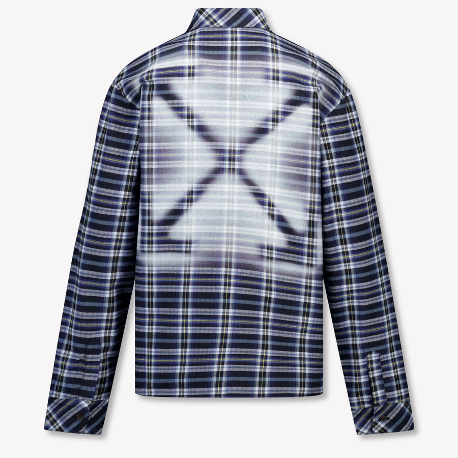 Off-White Kids Boys Blouse In Navy