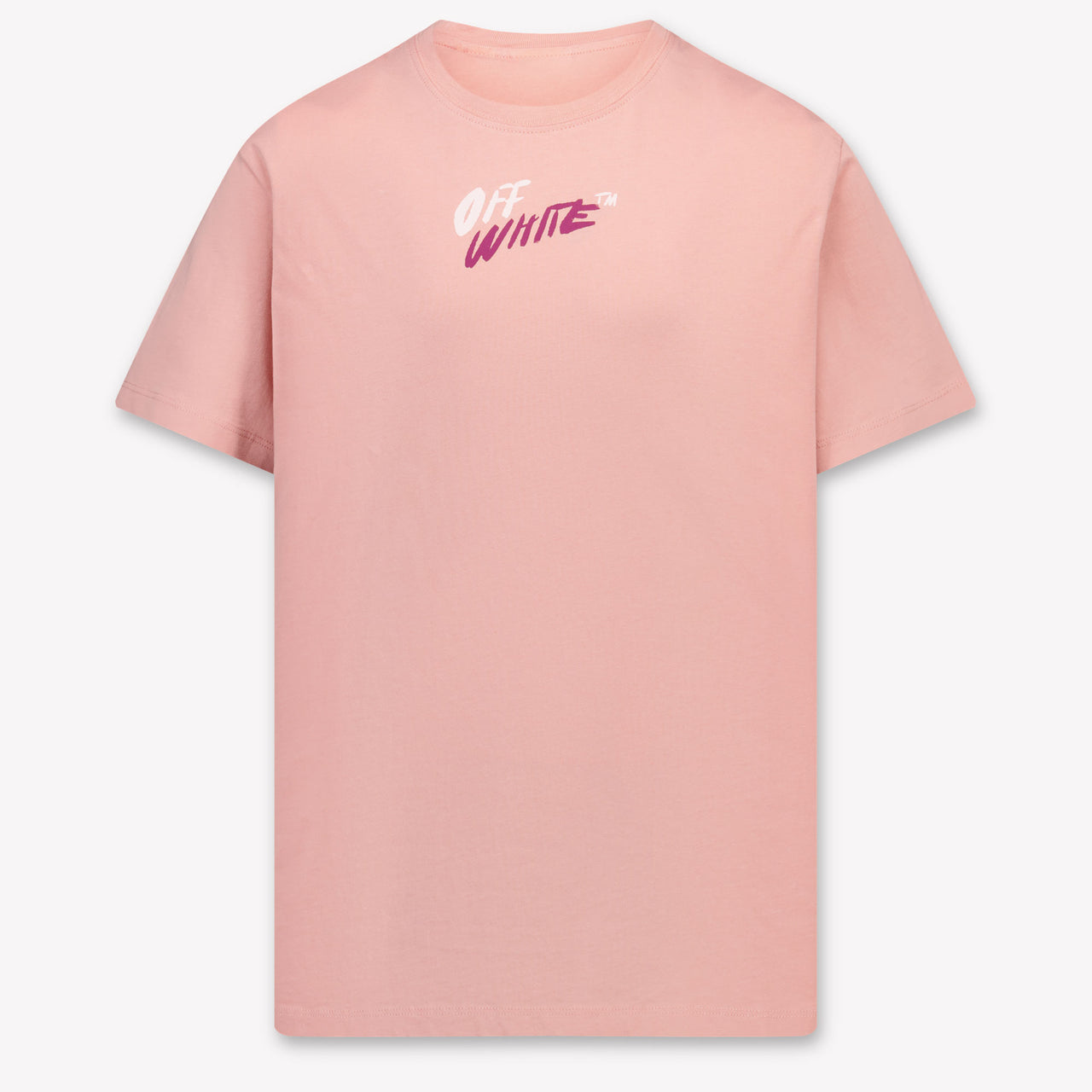 Off-White Kinder Meisjes T-Shirt In Licht Roze