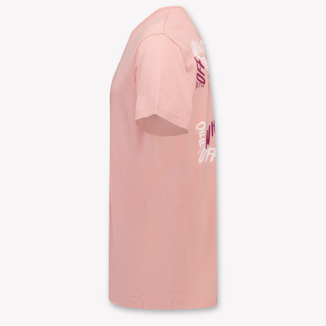 Off-White Kinder Meisjes T-Shirt In Licht Roze