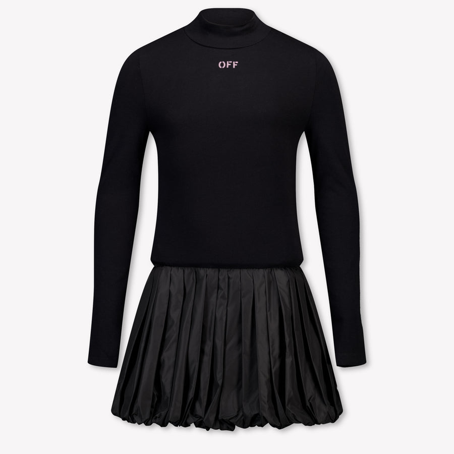 Off-White Kids Girls Dress In Black