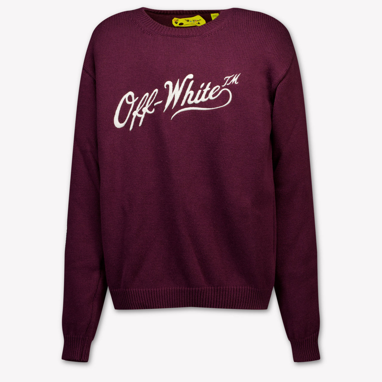 Off-White Kids Girls Sweater In Bordeaux