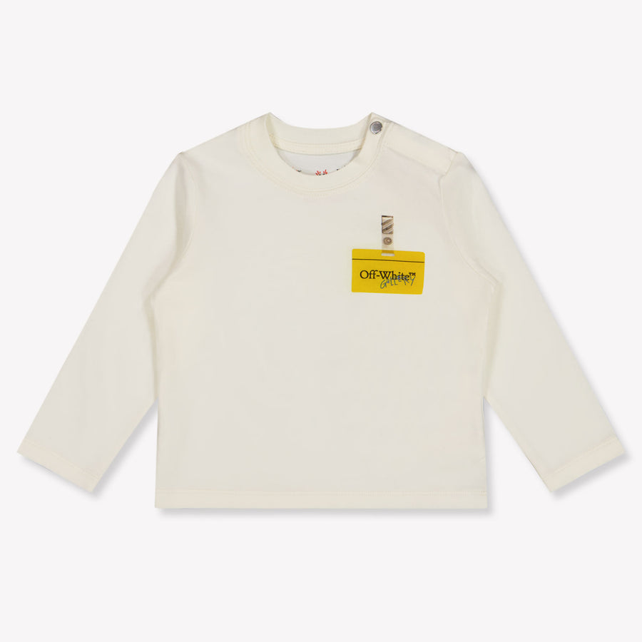 Off-White Baby Boys T-Shirt in Off-White