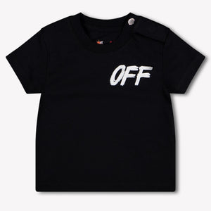 Off-White Baby Boys T-Shirt In Black