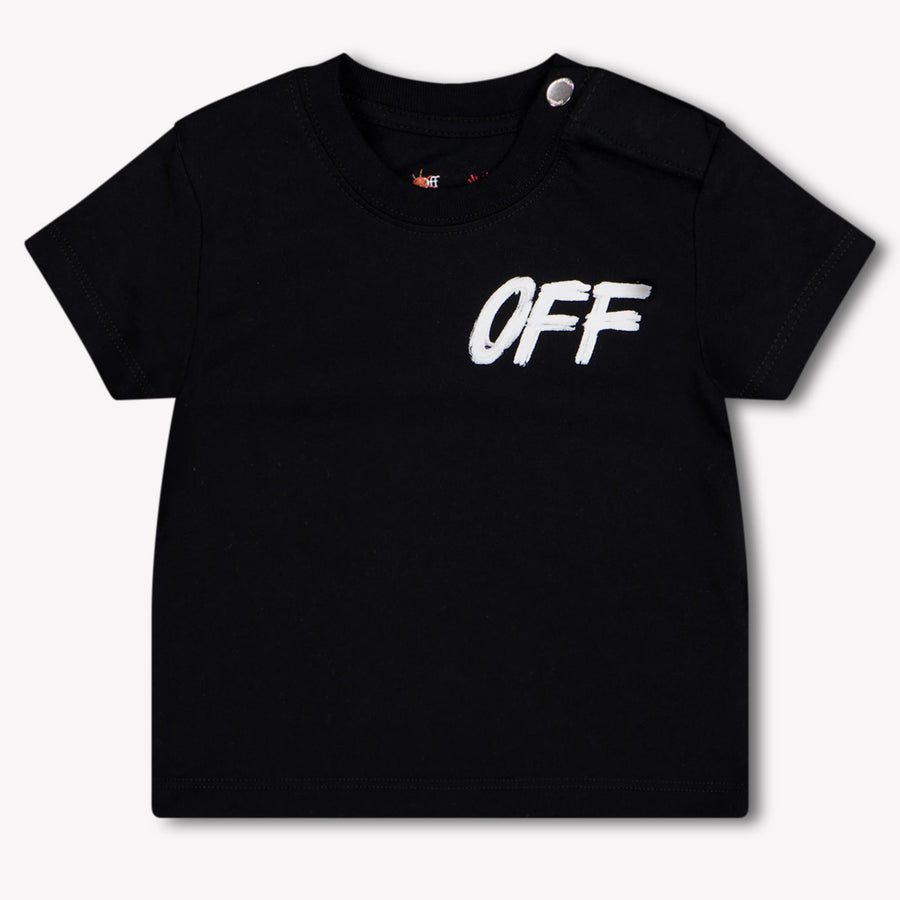 Off-White Baby Boys T-Shirt In Black