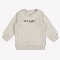 Off-White Baby Jongens Trui In Grijs