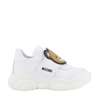 Moschino Kinder Unisex Sneakers Wit 19