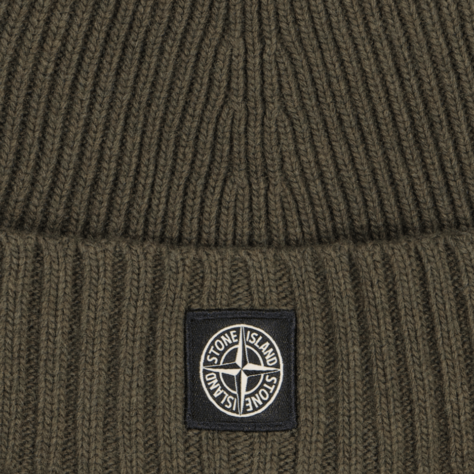 Stone Island Kinder Jongens Muts Army