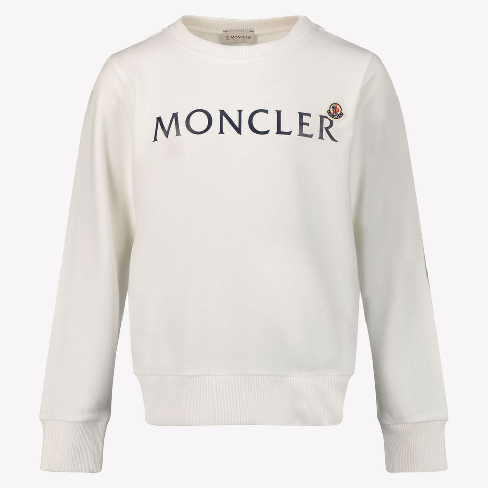 Moncler Kinder Jongens Trui In Wit