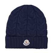 Moncler Kinder Unisex Muts Navy