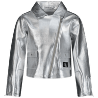 Calvin Klein Kinder Meisjes Jas Zilver 4Y