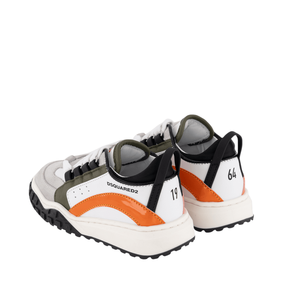 Dsquared2 Kinder Unisex Sneakers Wit