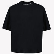 Palm Angels Kids Boys in T-Shirt Black