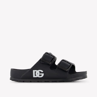 Dolce & Gabbana Boys Flipflops In Black