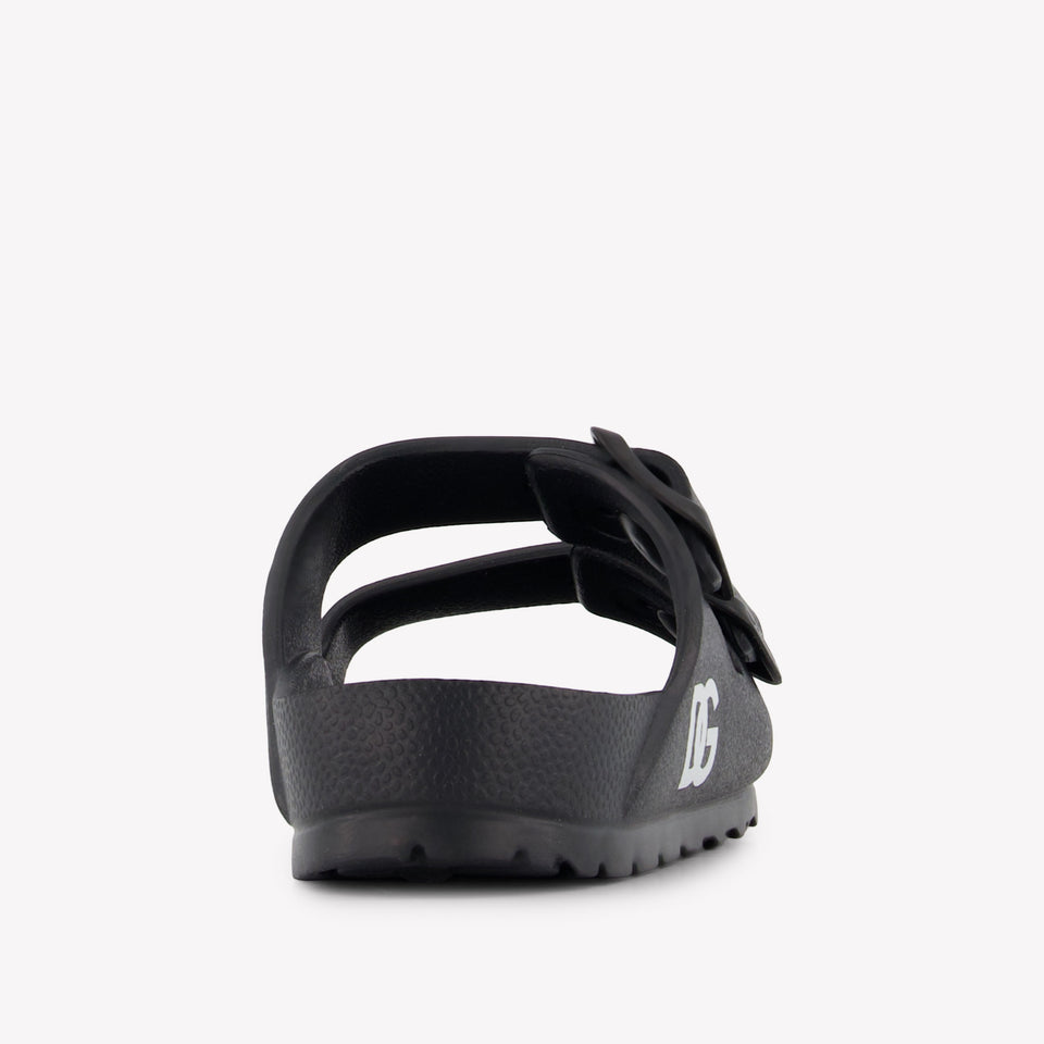 Dolce & Gabbana Boys Flipflops In Black