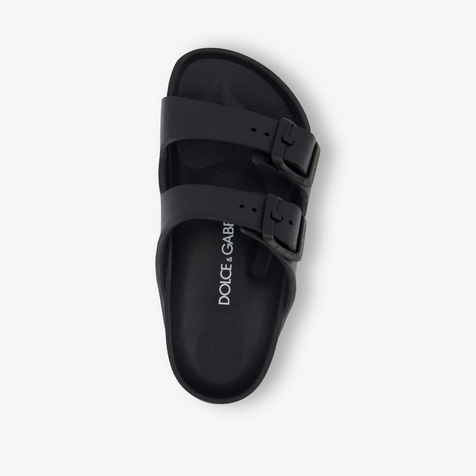 Dolce & Gabbana Boys Flipflops In Black