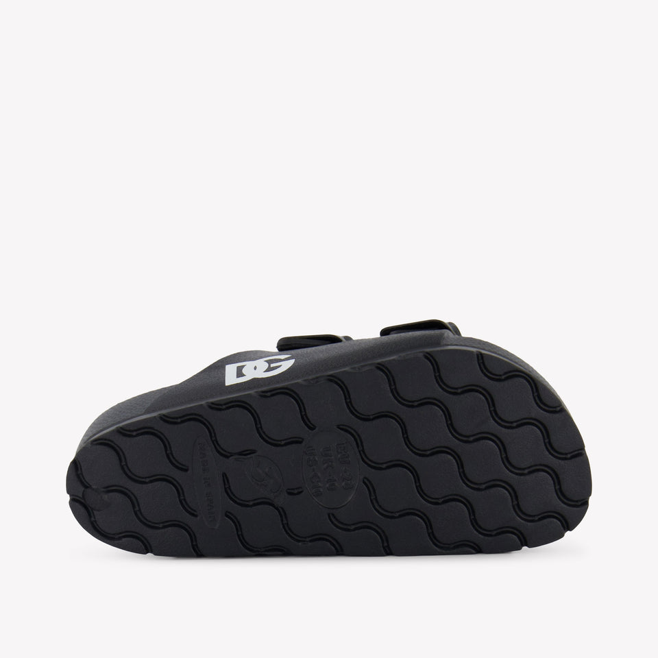 Dolce & Gabbana Boys Flipflops In Black
