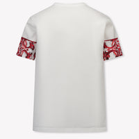 Dolce & Gabbana Kinder Jongens T-Shirt In Wit