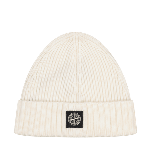 Stone Island Kids Boys Hat Offwhite