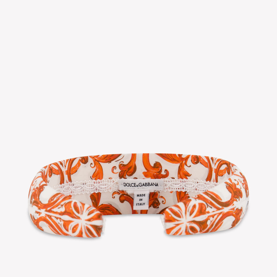 Dolce & Gabbana Baby Meisjes Accessoire In Oranje