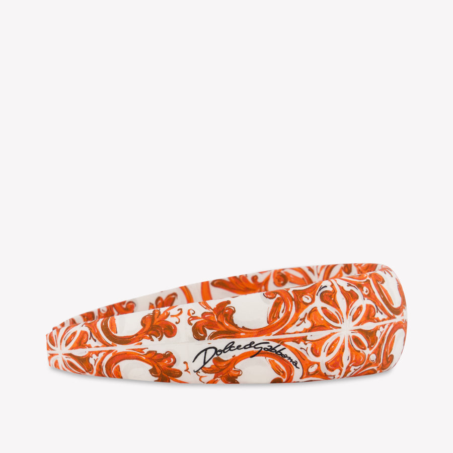 Dolce & Gabbana Baby Meisjes Accessoire In Oranje
