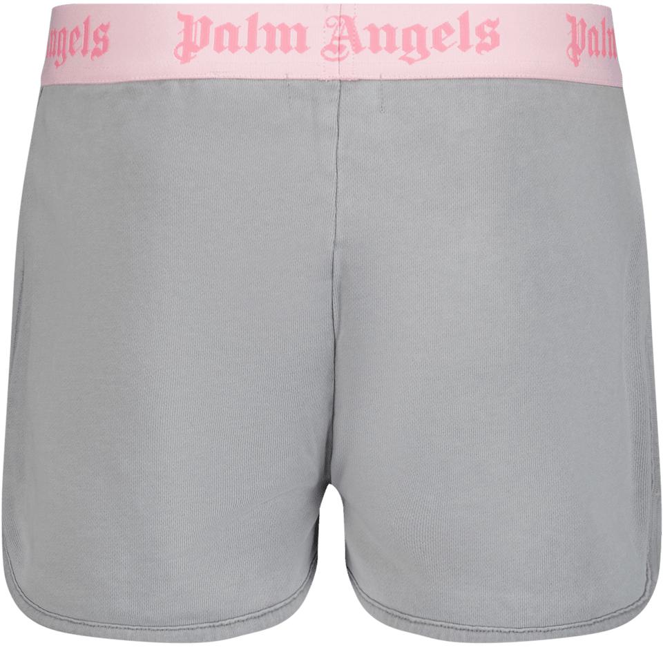 Palm Angels Kinder Meisjes Shorts Donker Grijs