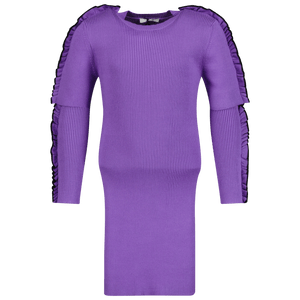 MSGM Kinder Meisjes Jurk Lila 4Y