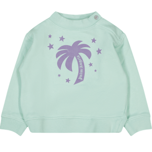 Palm Angels Baby Meisjes Trui Mint 2a