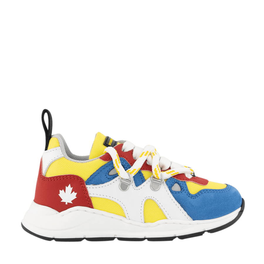 Dsquared2 Kinder Unisex Sneakers Geel 19