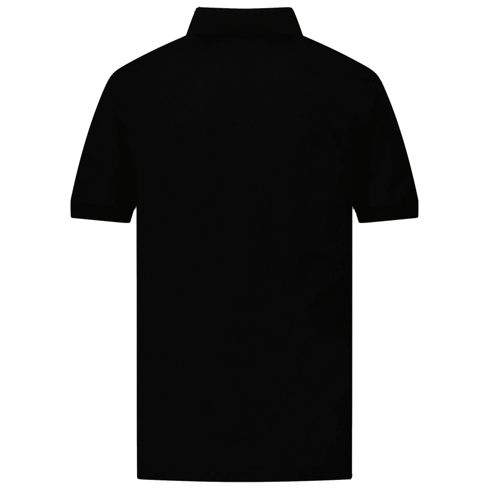 Dolce & Gabbana Kinder Jongens Polo Zwart 6Y