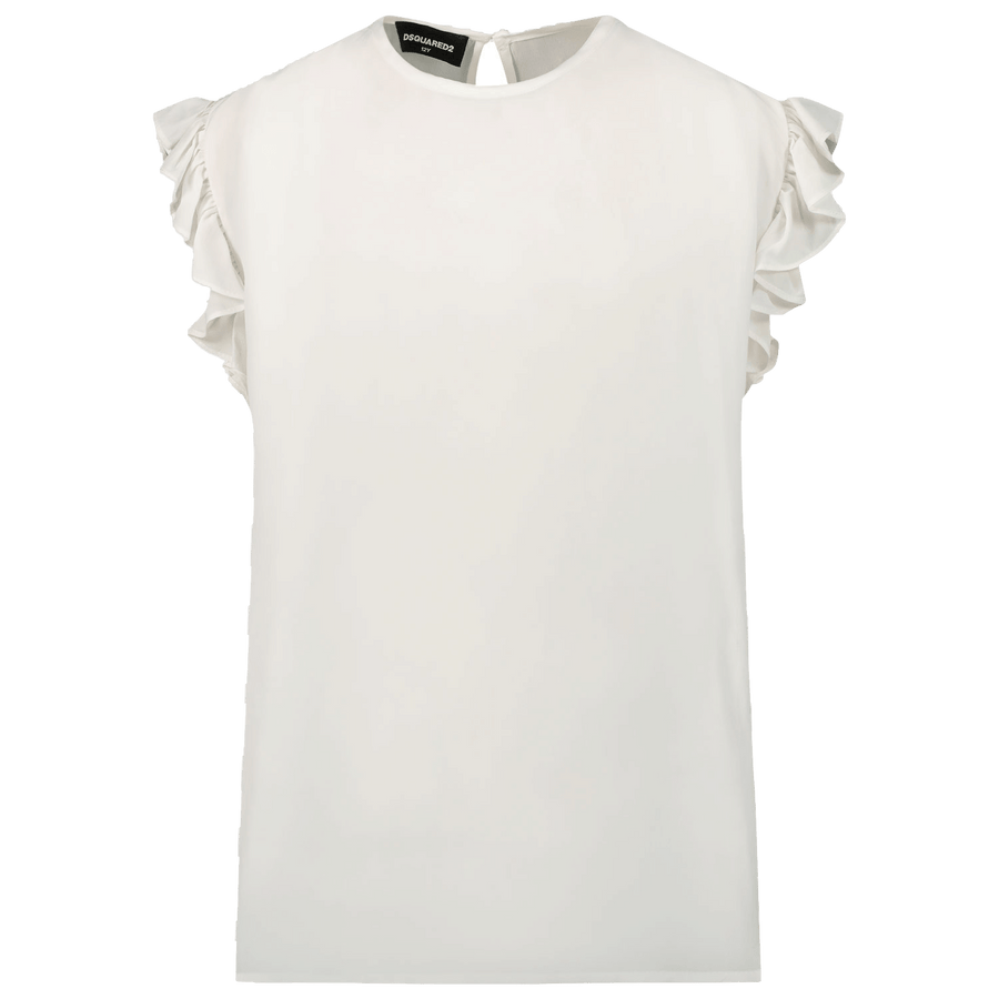Dsquared2 Kinder Meisjes T-Shirt Off White