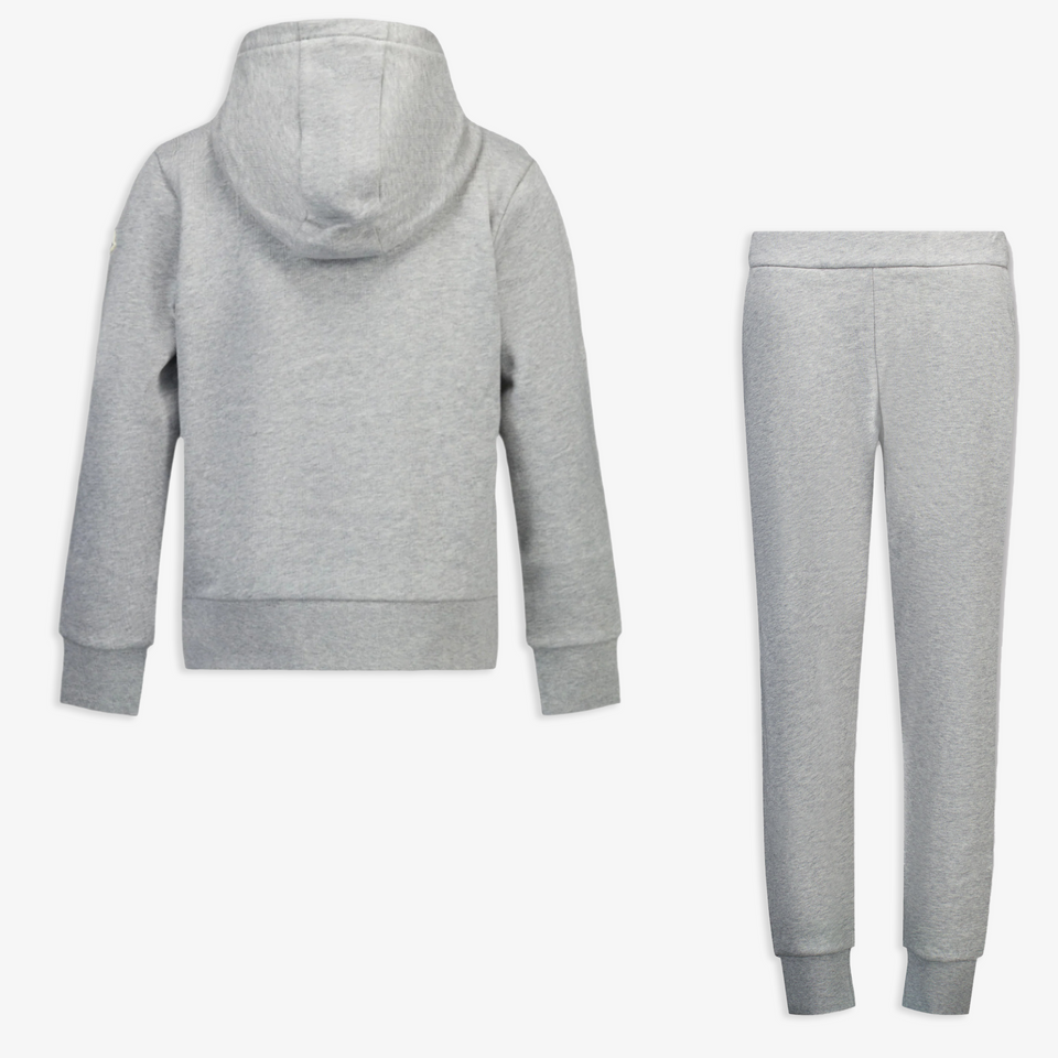 Moncler Kinder Jongens Joggingpak In Grijs