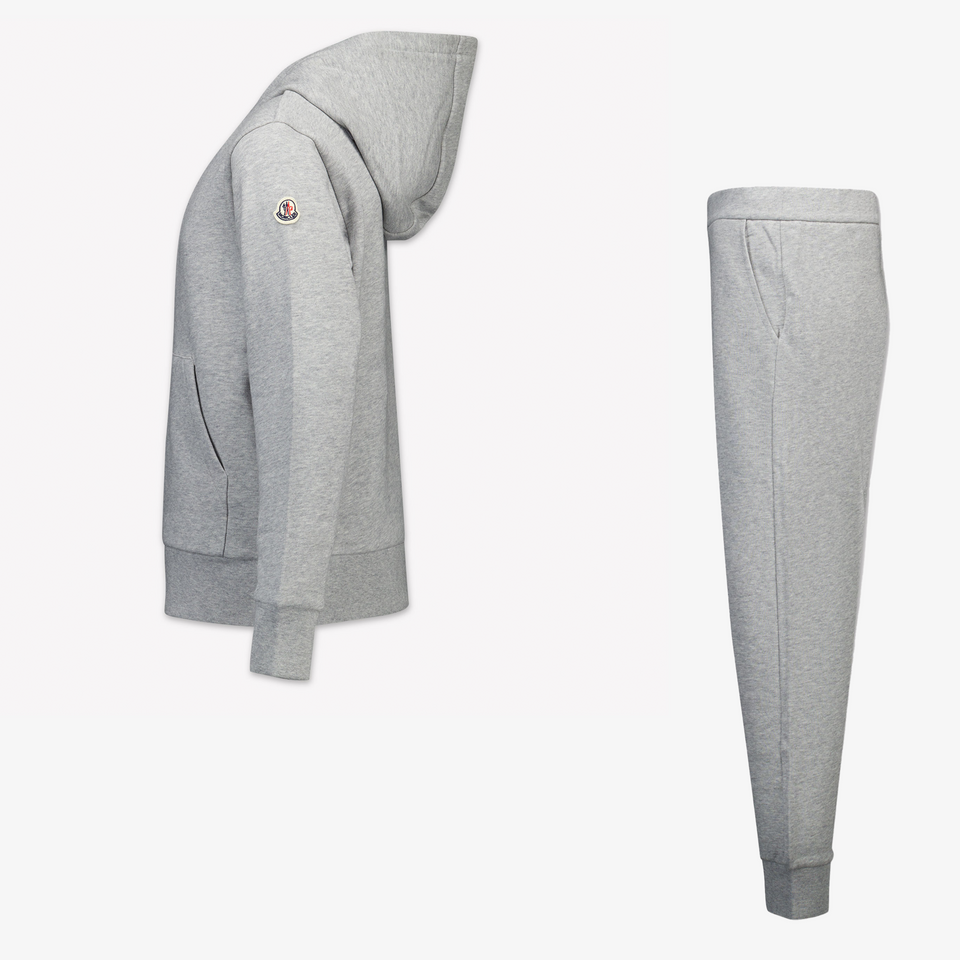 Moncler Kinder Jongens Joggingpak In Grijs
