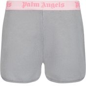 Palm Angels Children's Girls Shorts Dark Grey