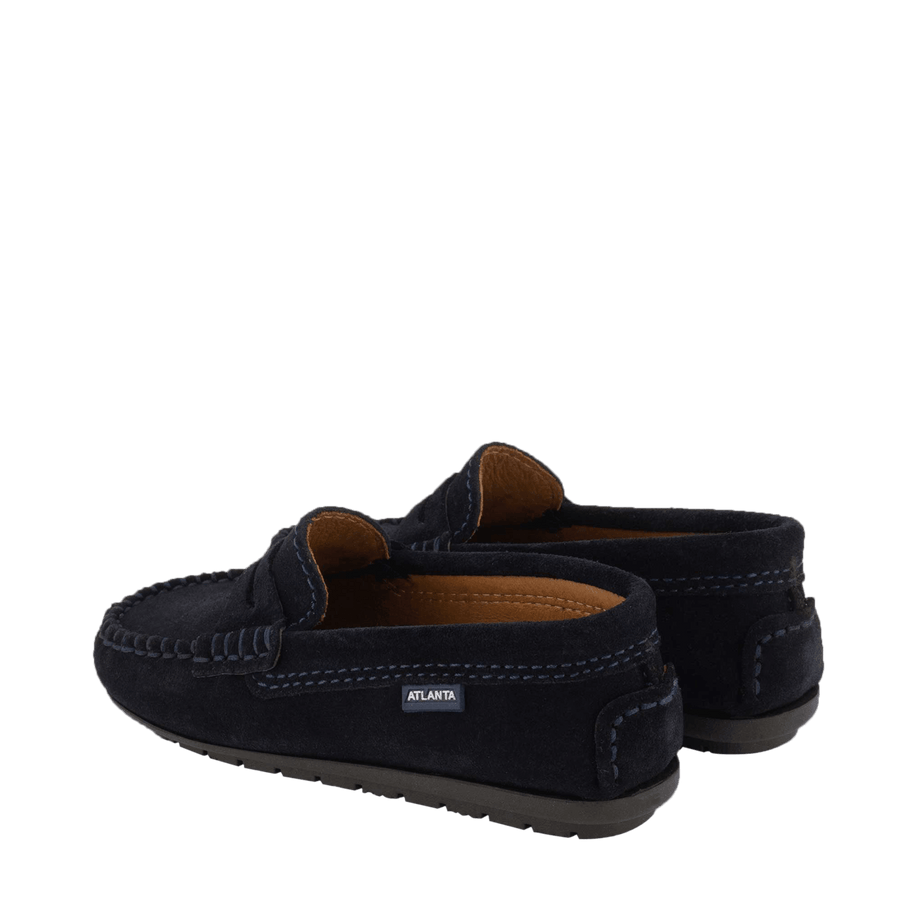 Atlanta Mocassin Kinder Unisex Schoenen Navy
