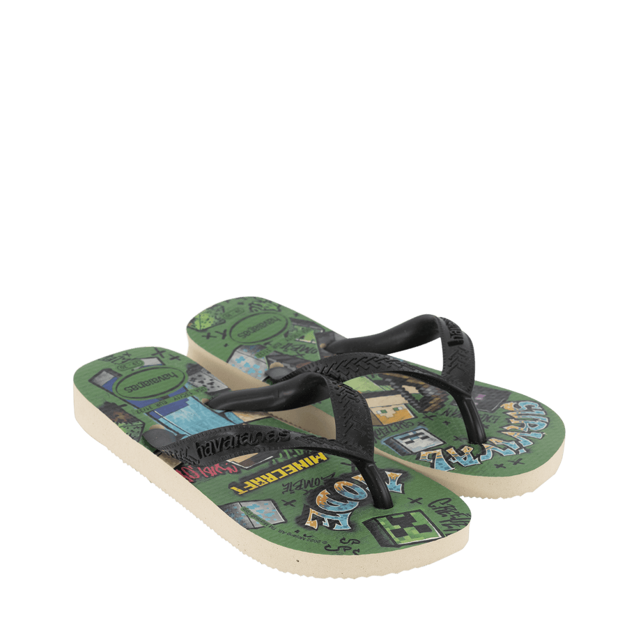 Havaianas Kinder Jongens Slippers Zwart
