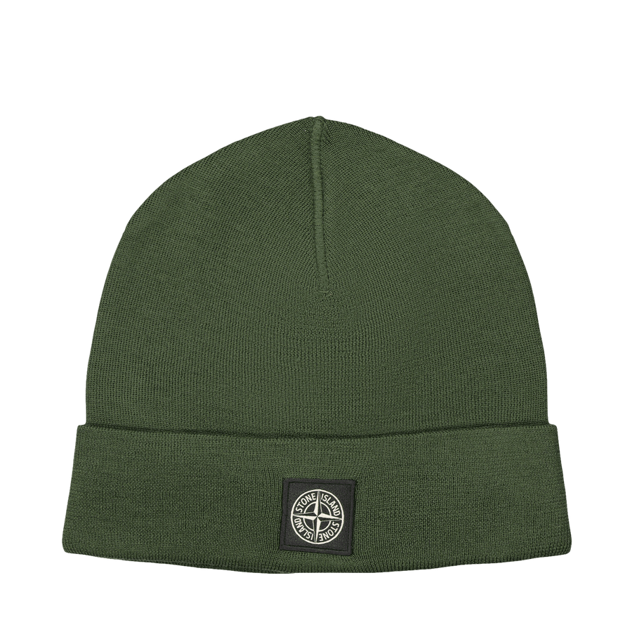 Stone Island Kinder Jongens Muts Olijf Groen