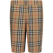 Burberry Kids Boys Shorts Beige