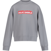 Palm Angels Kinder Jongens Trui Grijs