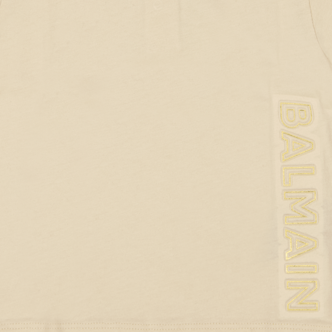 Balmain Baby Unisex T-Shirt Beige