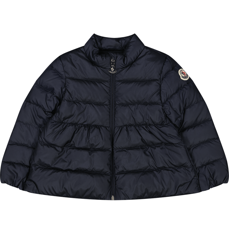 Moncler Baby Meisjes Jas Navy 3/6