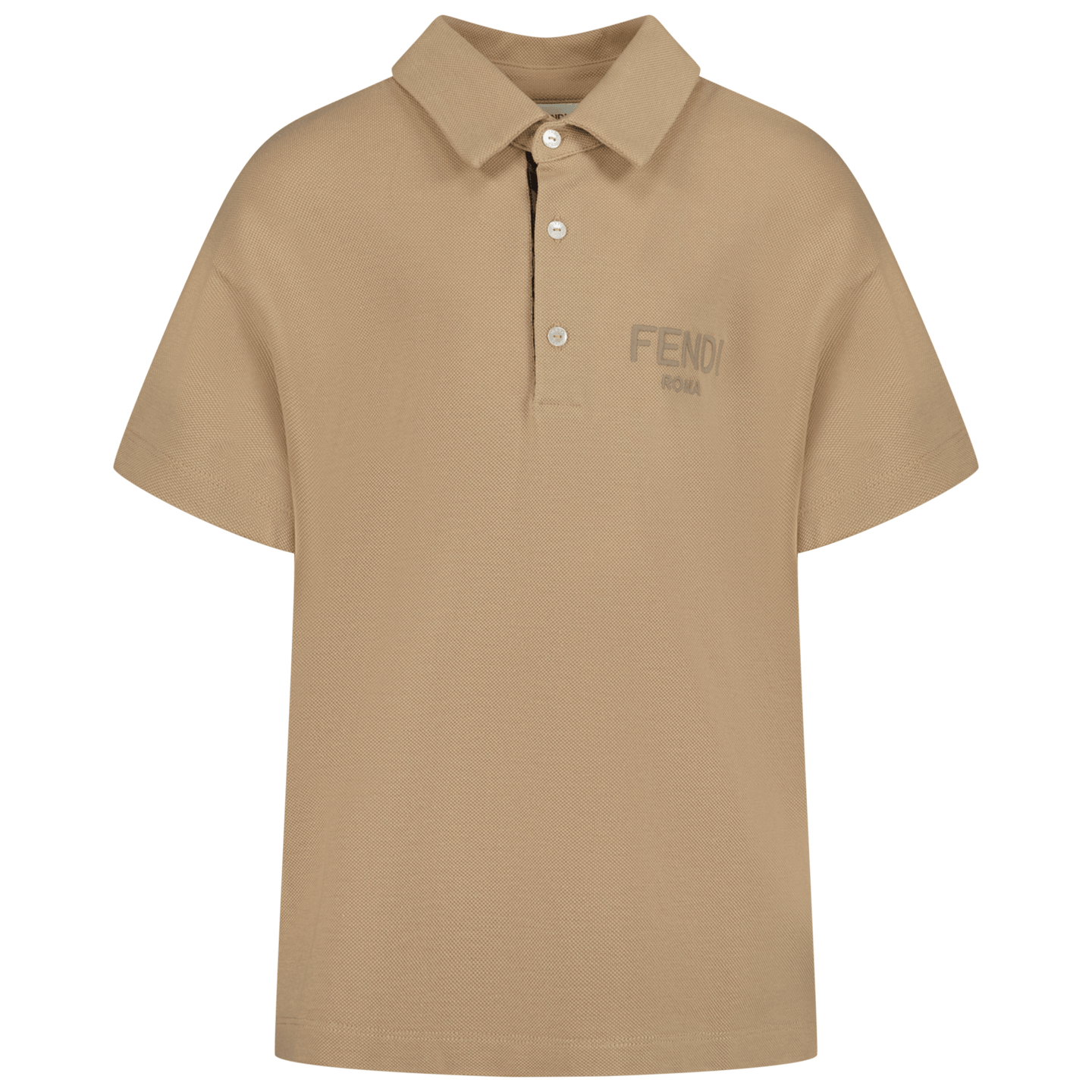 Fendi Kinder Jongens Polo Beige 3Y