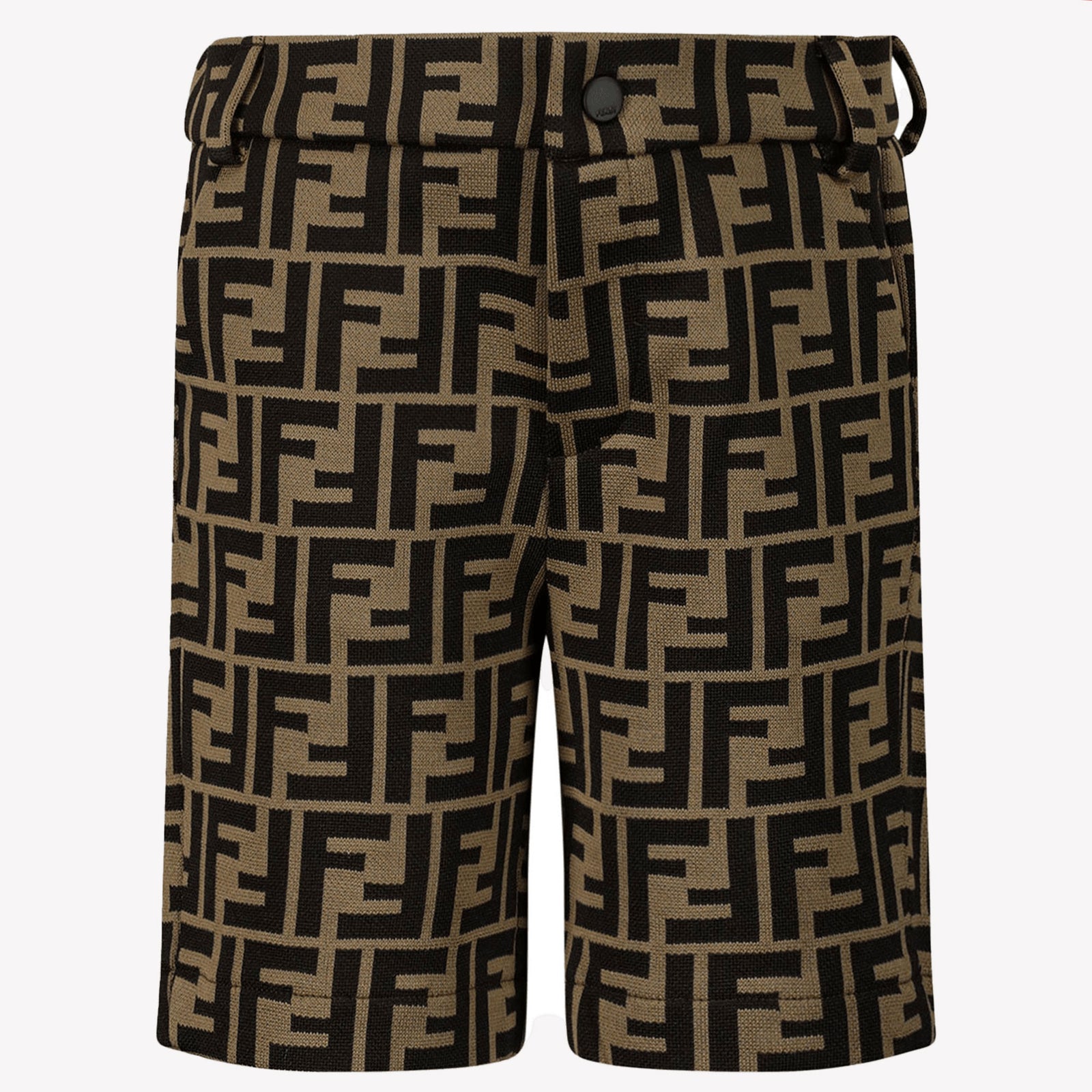 Fendi Baby Boys Shorts In Brown