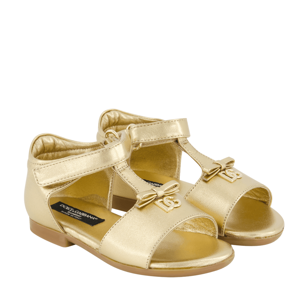 Dolce & Gabbana Kinder Meisjes Sandalen Goud